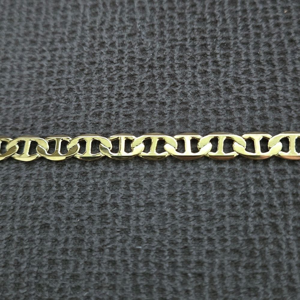 Aquamir Waterproof Gold💛 Flat Mariner⚓️ Link Chain⛓️ Anklet🦶 - NIB - Picture 6 of 15
